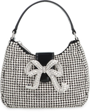 Diamante Crescent Bow Handbag-1